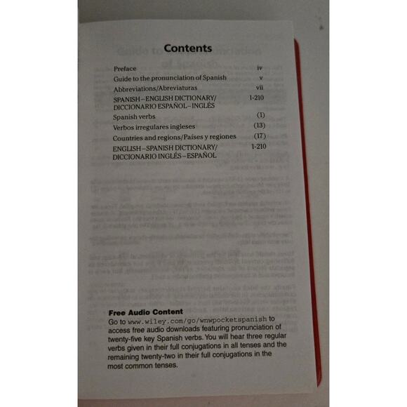 Webster's New World Pocket Spanish Dictionary - Picture 9 of 9